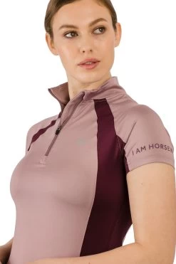 Horseware Aveen Half Zip Tech Short Sleeve -Sports - Equestrian Riding Shop 335994 LPU 2
