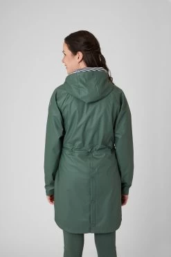 Horze Dania Women's PU Rain Coat With Jersey Lining -Sports - Equestrian Riding Shop 33607 CLGR 4