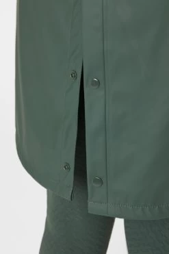 Horze Dania Women's PU Rain Coat With Jersey Lining -Sports - Equestrian Riding Shop 33607 CLGR 6