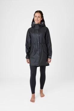 Horze Dania Women's PU Rain Coat With Jersey Lining -Sports - Equestrian Riding Shop 33607 VDB 3