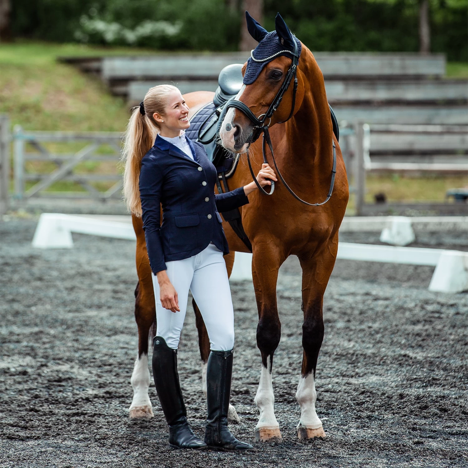 B Vertigo Gabrielle Women's Mesh Show Riding Jacket 14 B Vertigo Gabrielle Women's Mesh Show Riding Jacket - Image 12