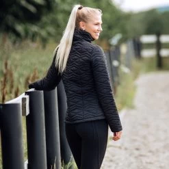 Horze Rose Women's Light Padded Riding Jacket 18 Horze Rose Women's Light Padded Riding Jacket -Sports - Equestrian Riding Shop 33611 BL 5