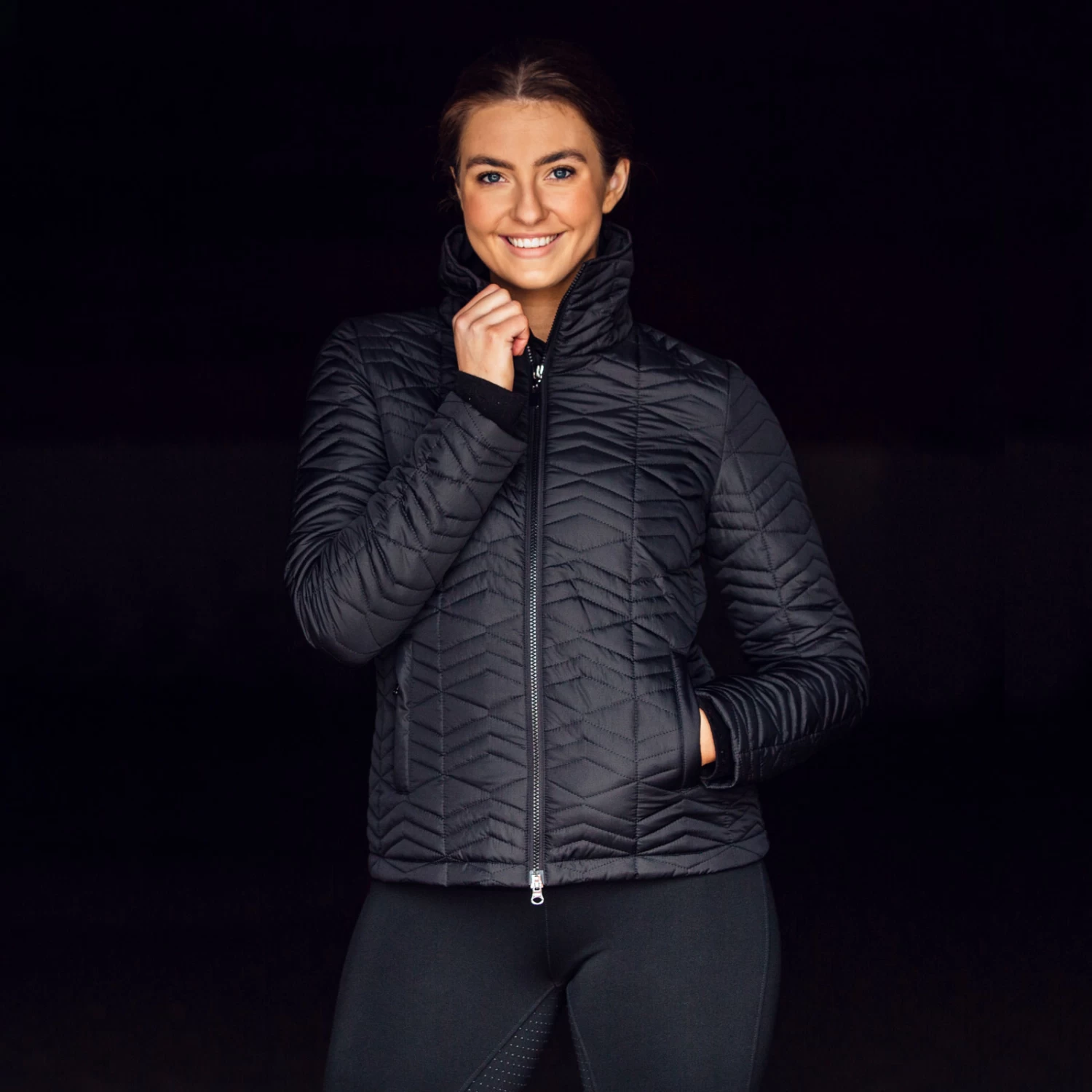 Horze Rose Women's Light Padded Riding Jacket 8 Horze Rose Women's Light Padded Riding Jacket - Image 6