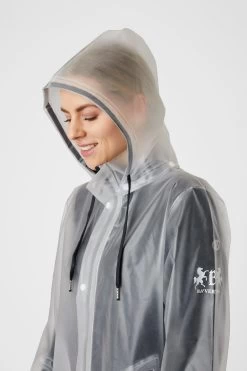 B Vertigo Remi Women's Transparent Rain Riding Jacket -Sports - Equestrian Riding Shop 33623 CLEAR VDB 5