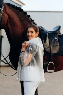 B Vertigo Remi Women's Transparent Rain Riding Jacket -Sports - Equestrian Riding Shop 33623 CLEAR VDB 7