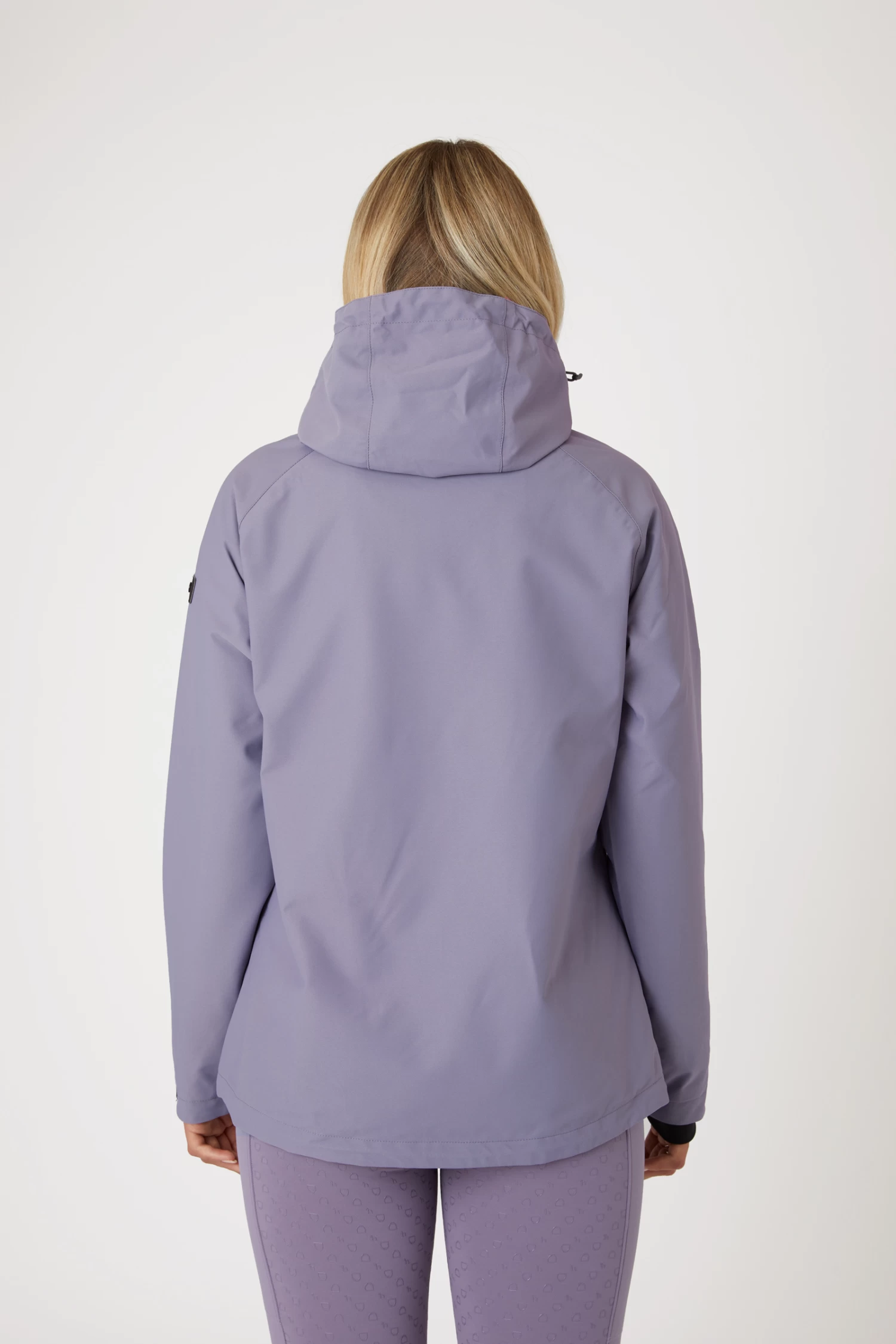 Horze Ayla Women's Rain Riding Riding Jacket With Zippers 6 Horze Ayla Women's Rain Riding Riding Jacket With Zippers - Image 4