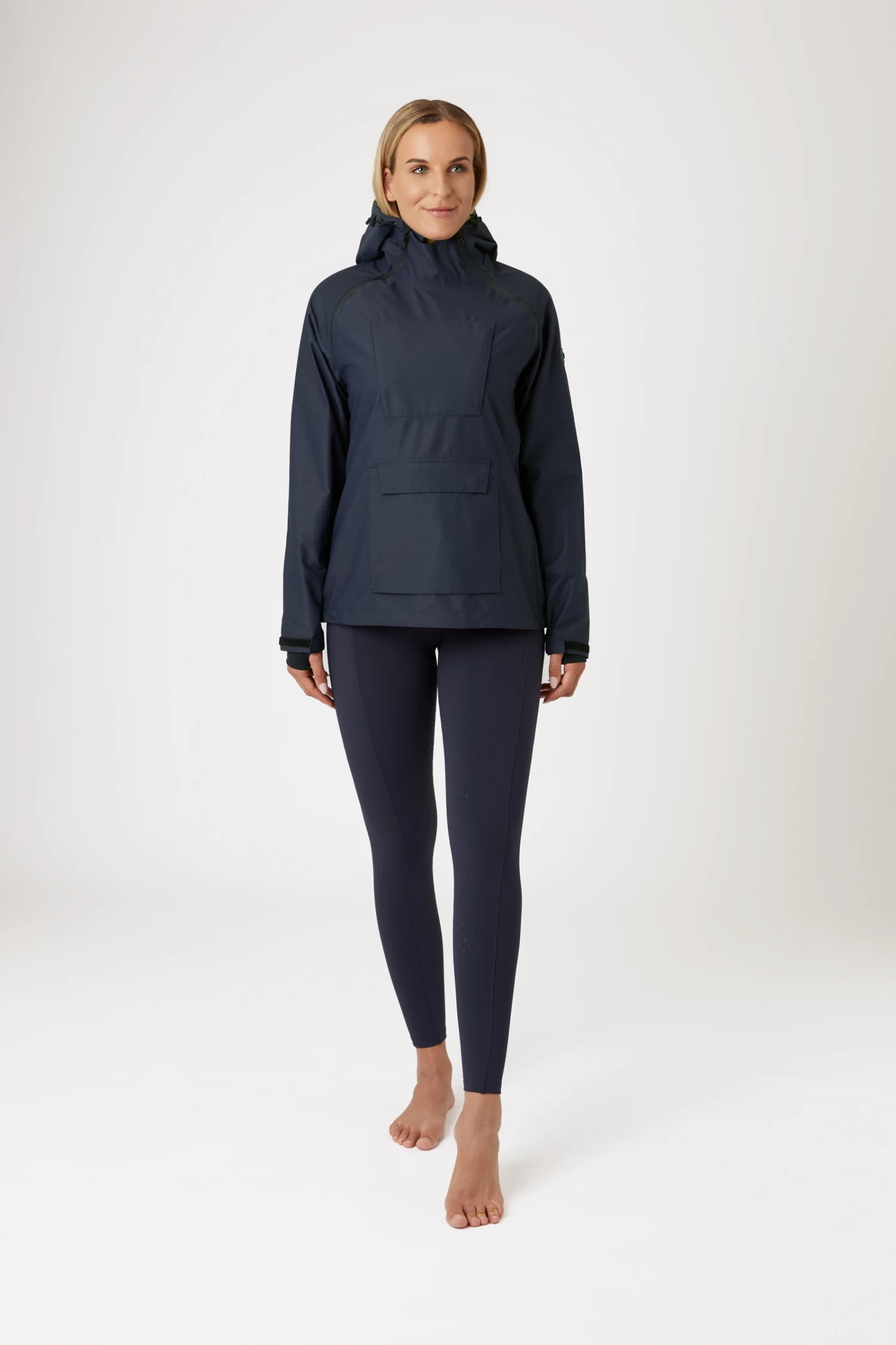 Horze Ayla Women's Rain Riding Riding Jacket With Zippers 13 Horze Ayla Women's Rain Riding Riding Jacket With Zippers - Image 11