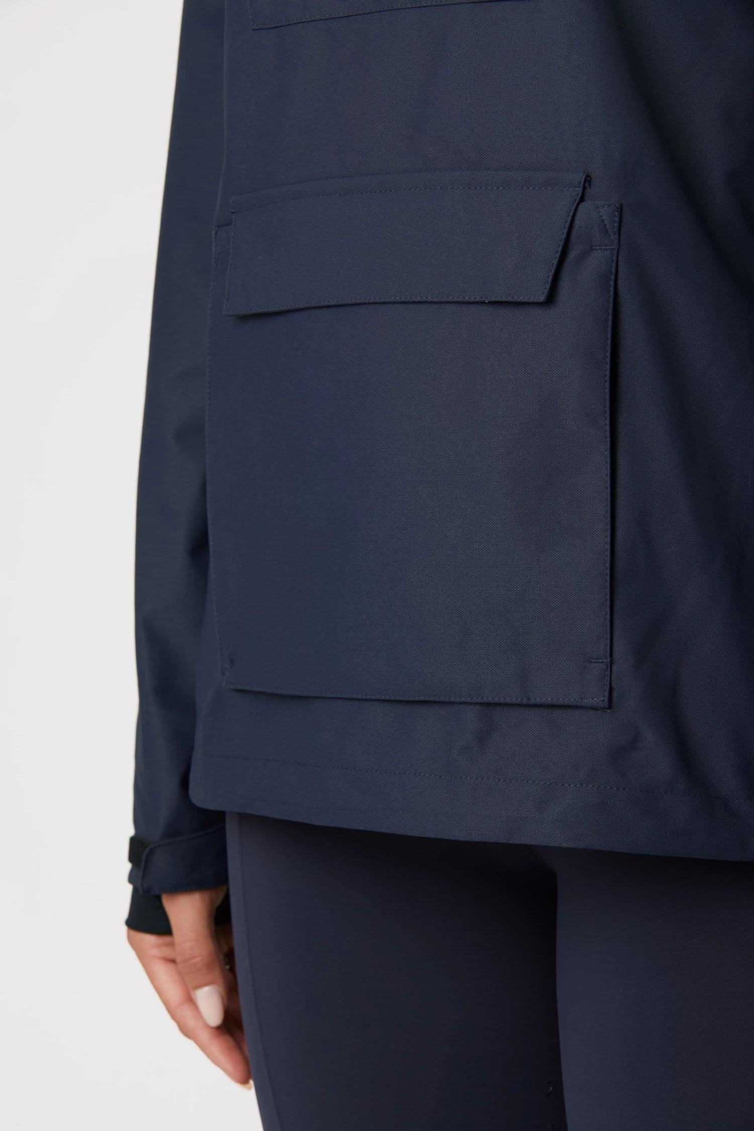 Horze Ayla Women's Rain Riding Riding Jacket With Zippers 15 Horze Ayla Women's Rain Riding Riding Jacket With Zippers - Image 13