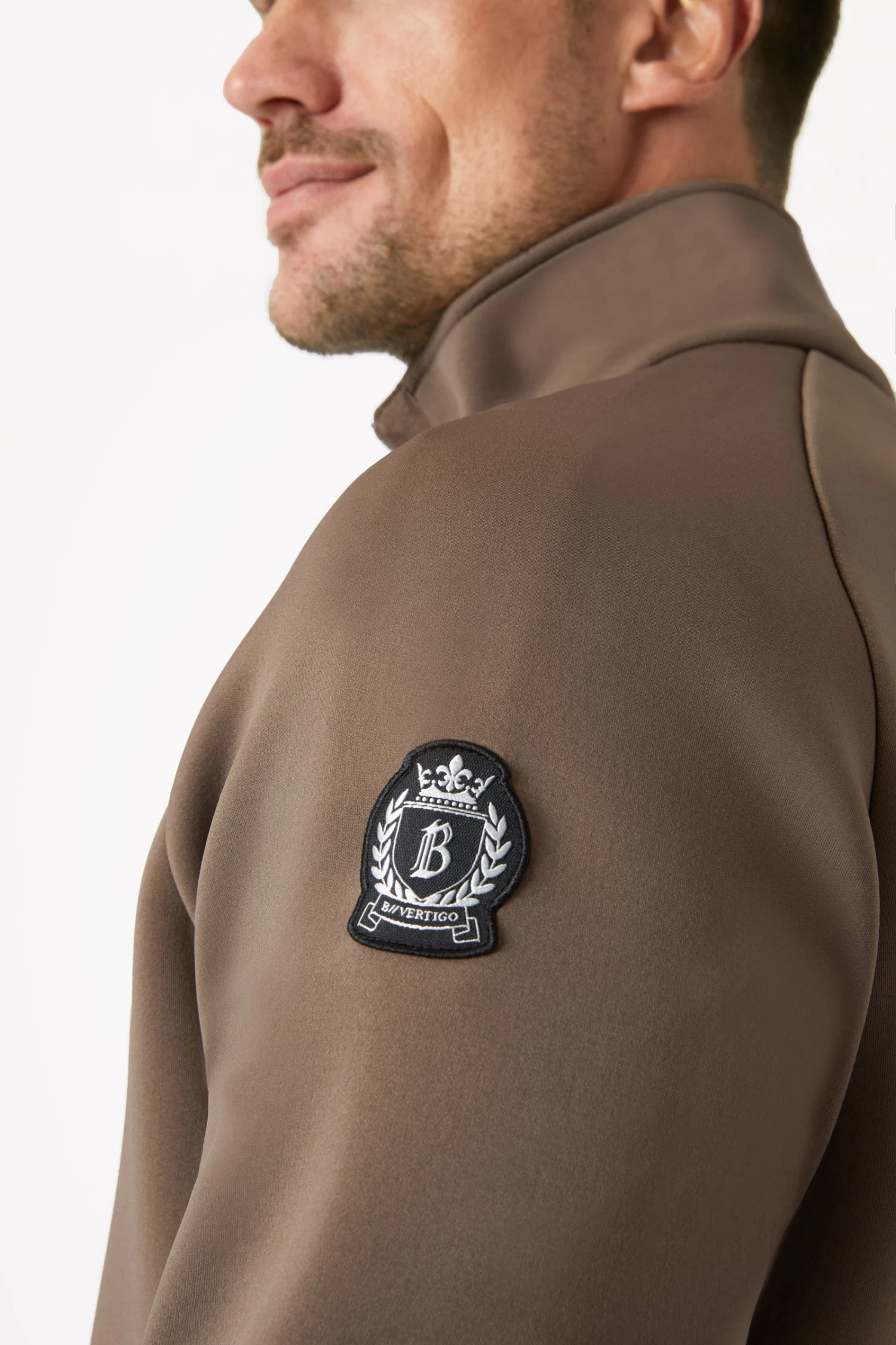 B Vertigo Nicolas Men's Functional Sweatshirt With Zipper Pockets 7 B Vertigo Nicolas Men's Functional Sweatshirt With Zipper Pockets - Image 5