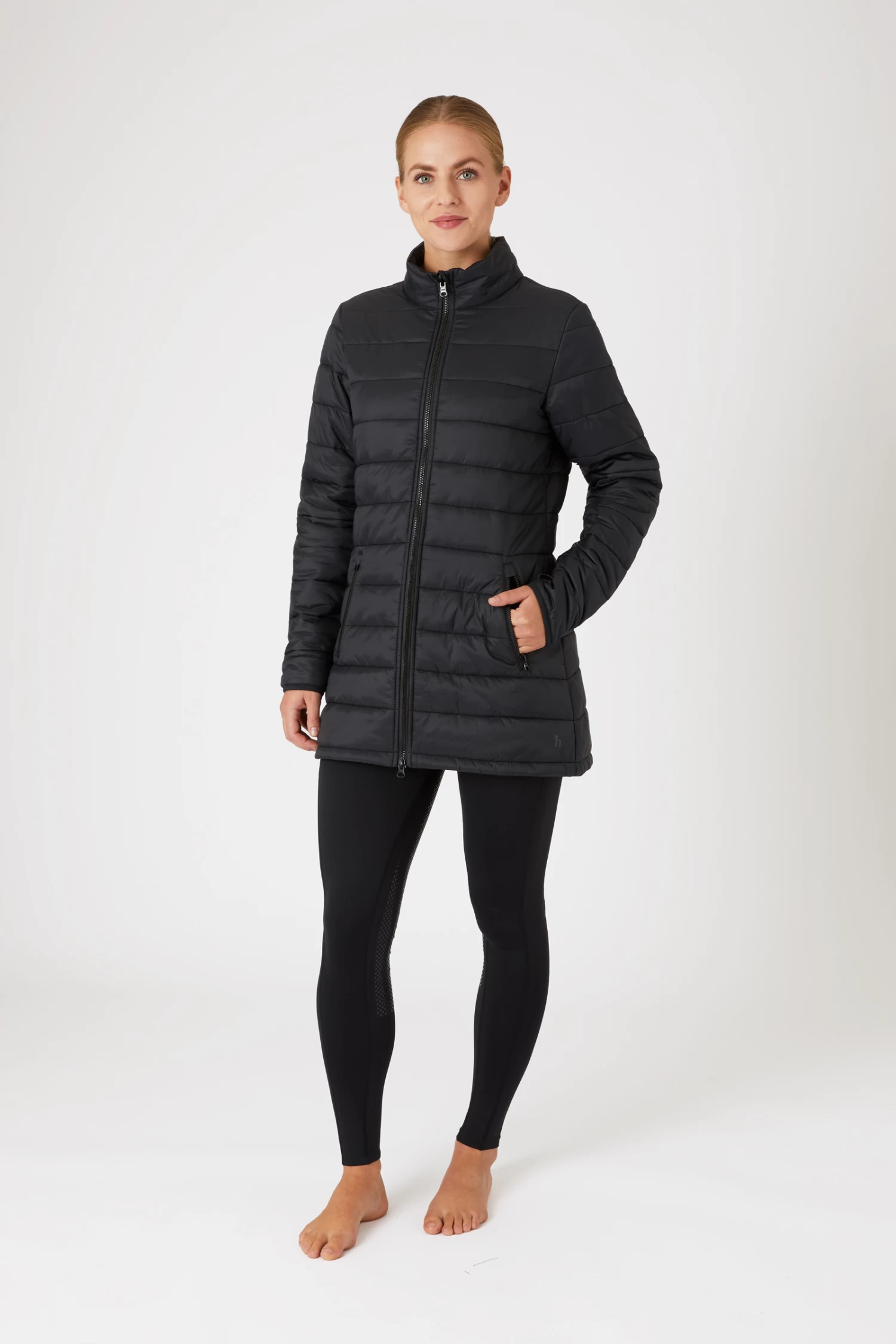 Horze Isabella Women's 3-in-1 Padded Parka Riding Jacket 16 Horze Isabella Women's 3-in-1 Padded Parka Riding Jacket - Image 14