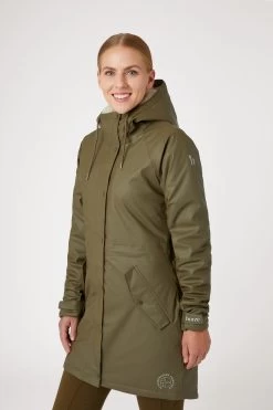 Horze Dania Women's Winter Raincoat With Fleece Lining -Sports - Equestrian Riding Shop 33636 DOGR 2