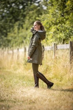 Horze Dania Women's Winter Raincoat With Fleece Lining -Sports - Equestrian Riding Shop 33636 DOGR 9