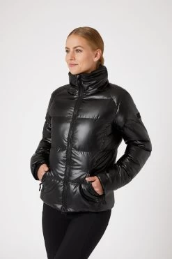 Horze Rianna Women's Shiny Padded Riding Jacket -Sports - Equestrian Riding Shop 33638 BL 2