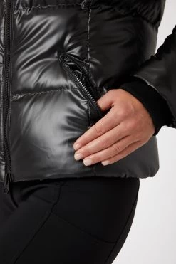 Horze Rianna Women's Shiny Padded Riding Jacket -Sports - Equestrian Riding Shop 33638 BL 6
