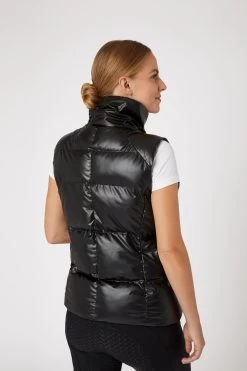 Horze Rianna Women's Shiny Padded Riding Vest -Sports - Equestrian Riding Shop 33639 BL 4