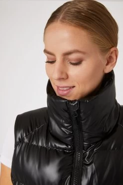 Horze Rianna Women's Shiny Padded Riding Vest -Sports - Equestrian Riding Shop 33639 BL 6
