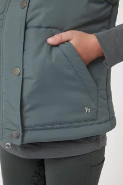 Horze Leighton Teens Winter Riding Riding Vest -Sports - Equestrian Riding Shop 33640 UDGR 6