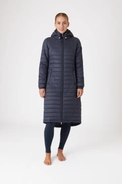 Horze Cecilia Women's Padded Long Riding Coat -Sports - Equestrian Riding Shop 33649 IKB 3