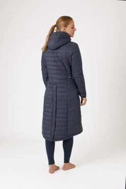 Horze Cecilia Women's Padded Long Riding Coat -Sports - Equestrian Riding Shop 33649 IKB 4