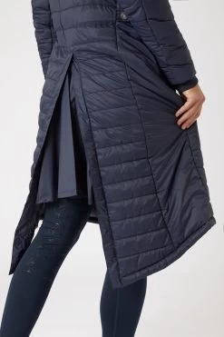 Horze Cecilia Women's Padded Long Riding Coat -Sports - Equestrian Riding Shop 33649 IKB 6