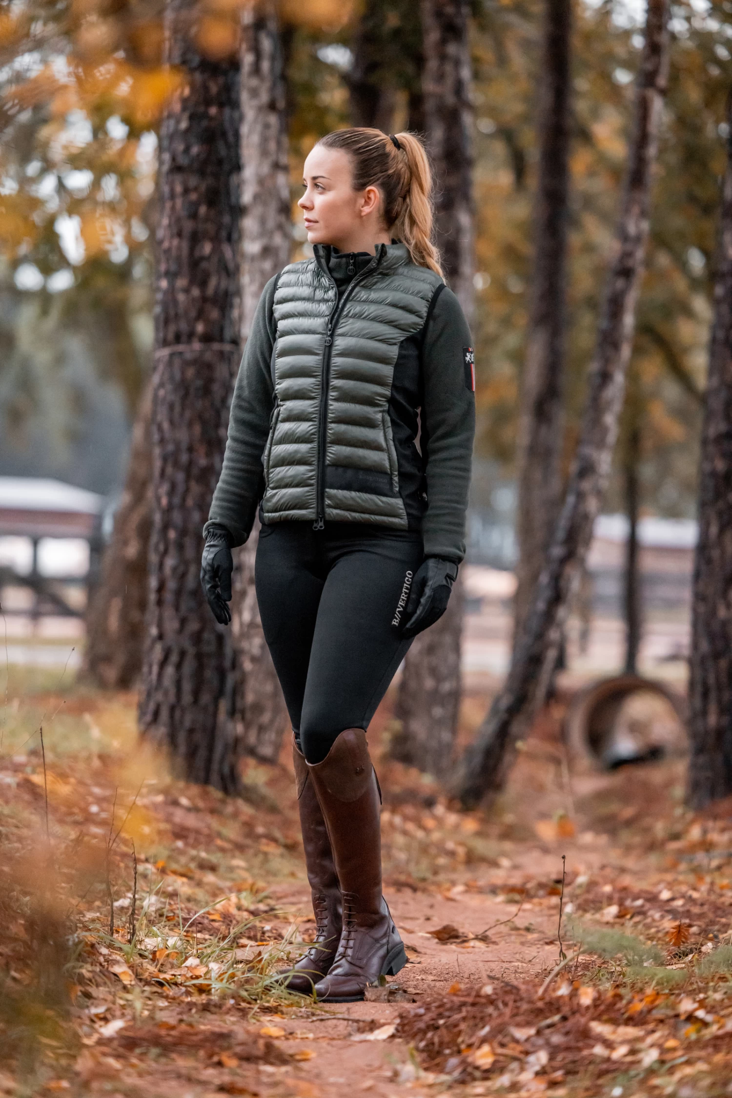 B Vertigo Sia Women's Ultra Light Padded Riding Riding Vest 18 B Vertigo Sia Women's Ultra Light Padded Riding Riding Vest - Image 16