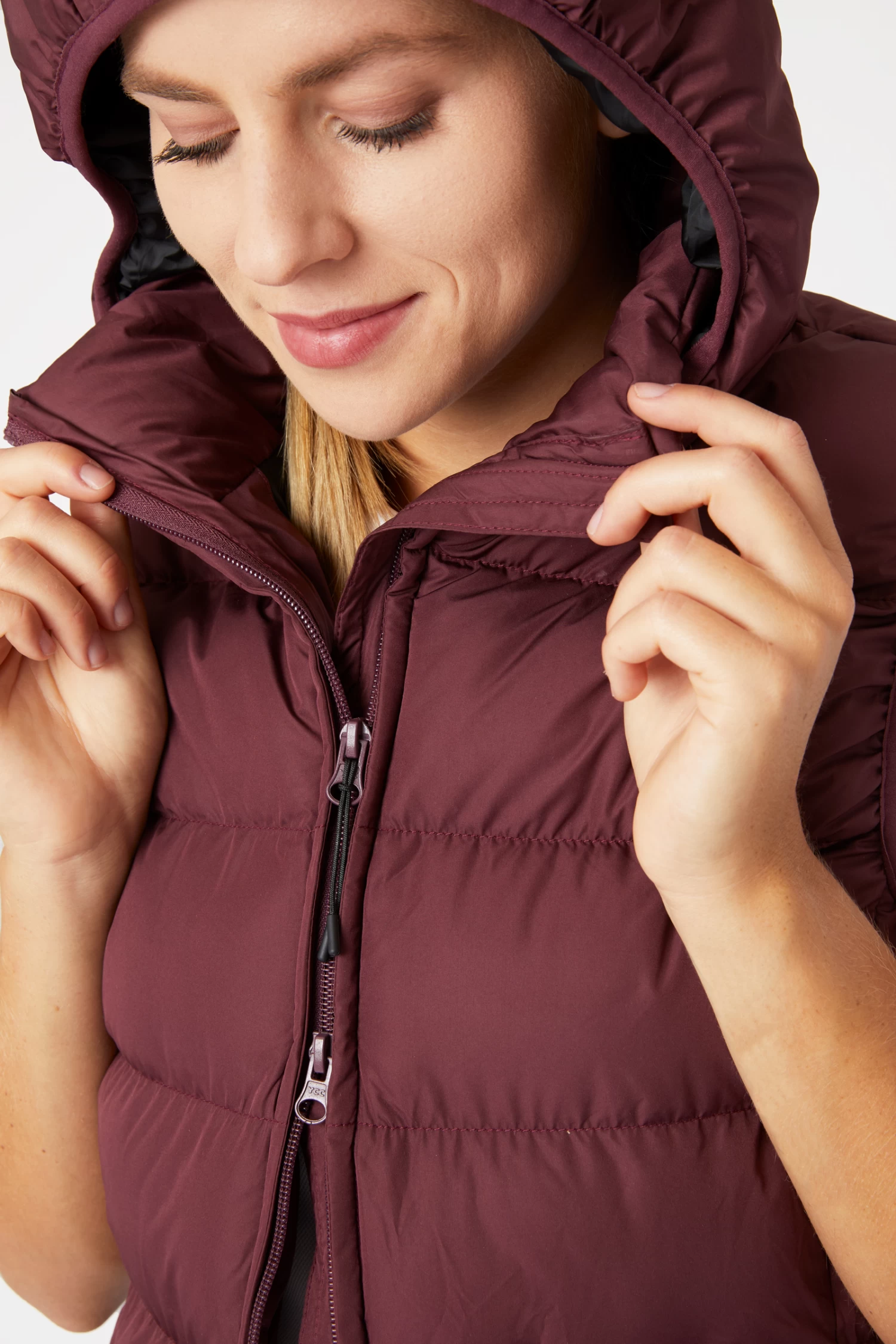 Horze Callie Women's Padded Riding Riding Vest With Hood 7 Horze Callie Women's Padded Riding Riding Vest With Hood - Image 5