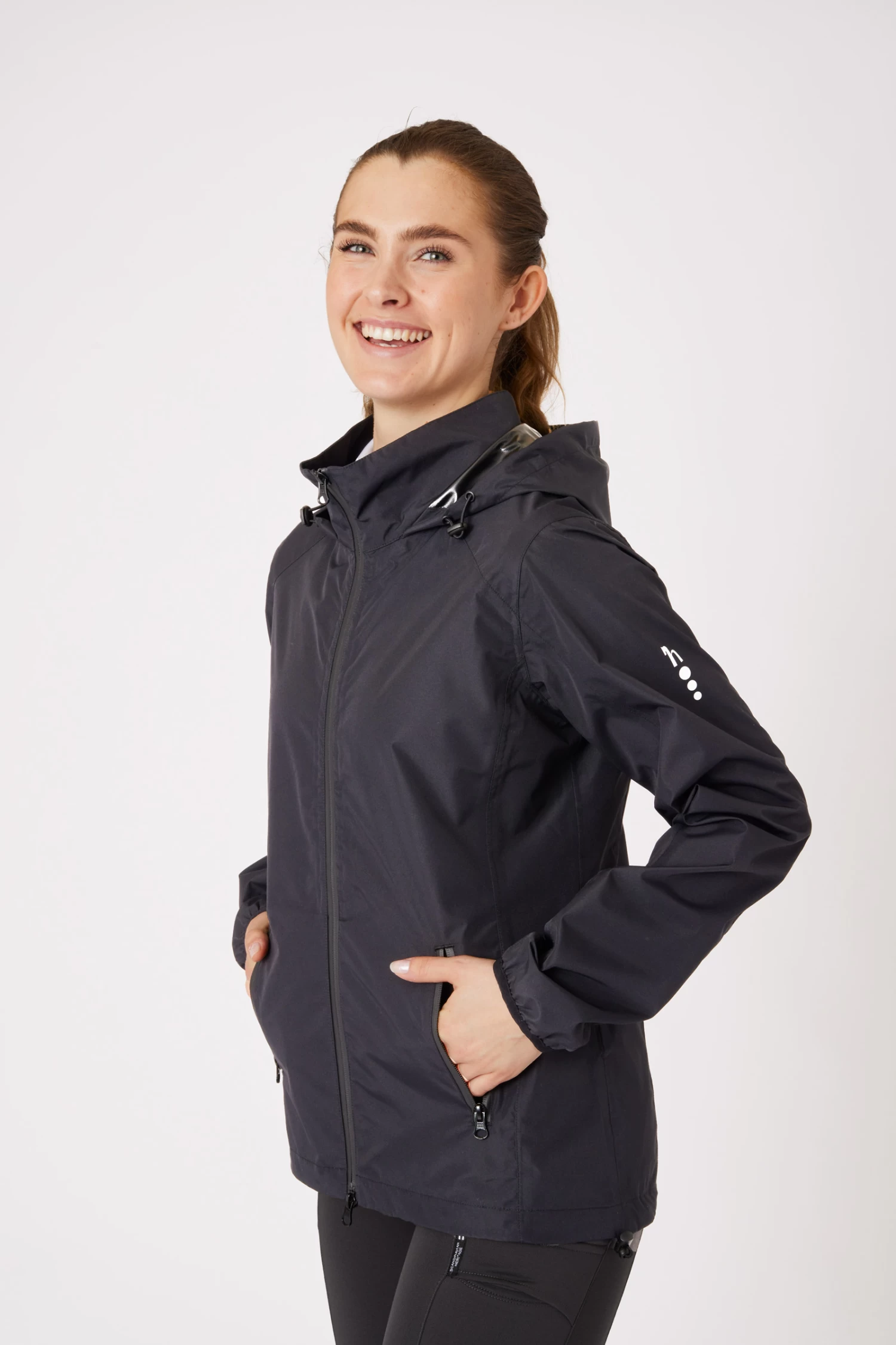 Horze Stella Women's Rain Riding Jacket 22 Horze Stella Women's Rain Riding Jacket - Image 20