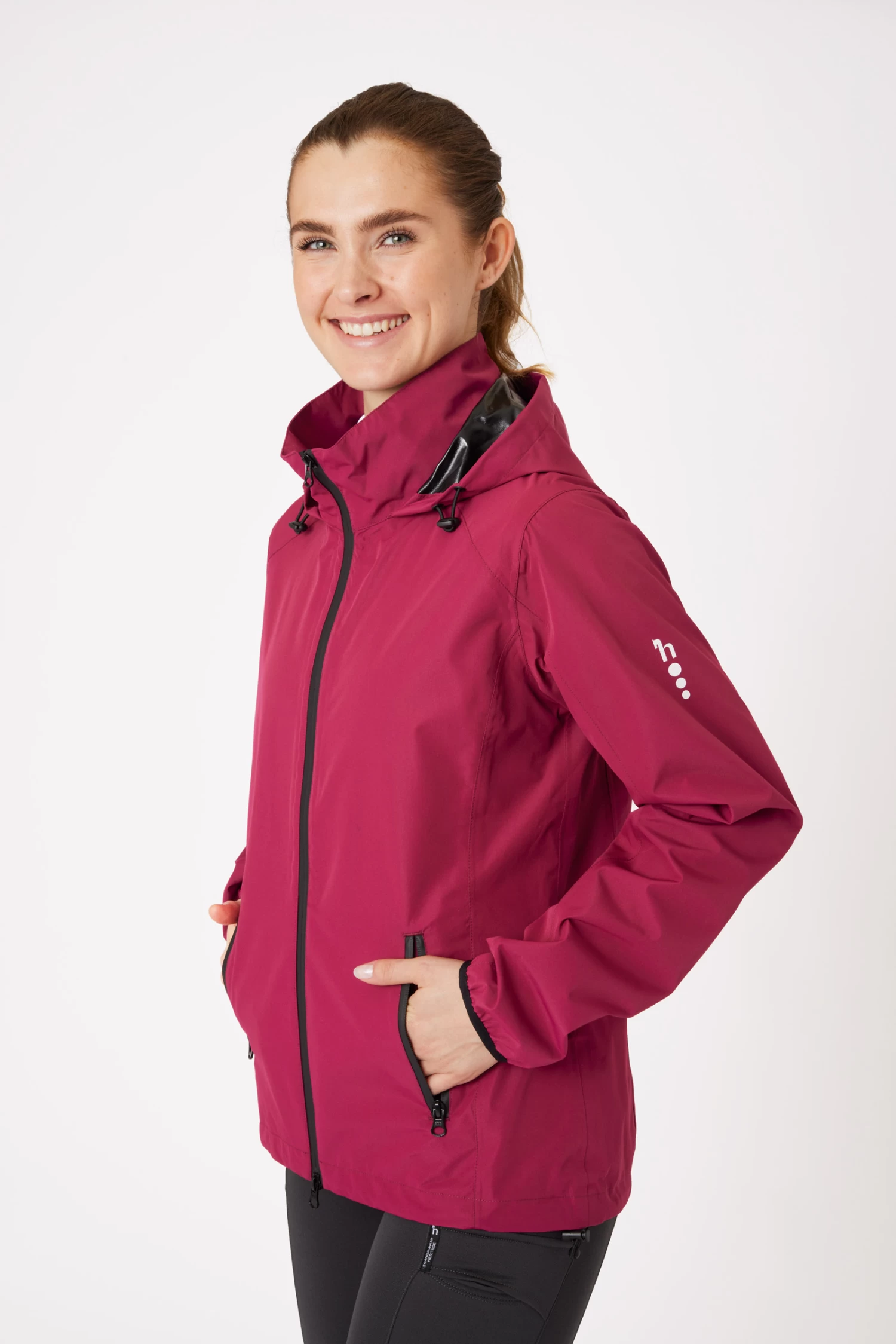 Horze Stella Women's Rain Riding Jacket 4 Horze Stella Women's Rain Riding Jacket - Image 2