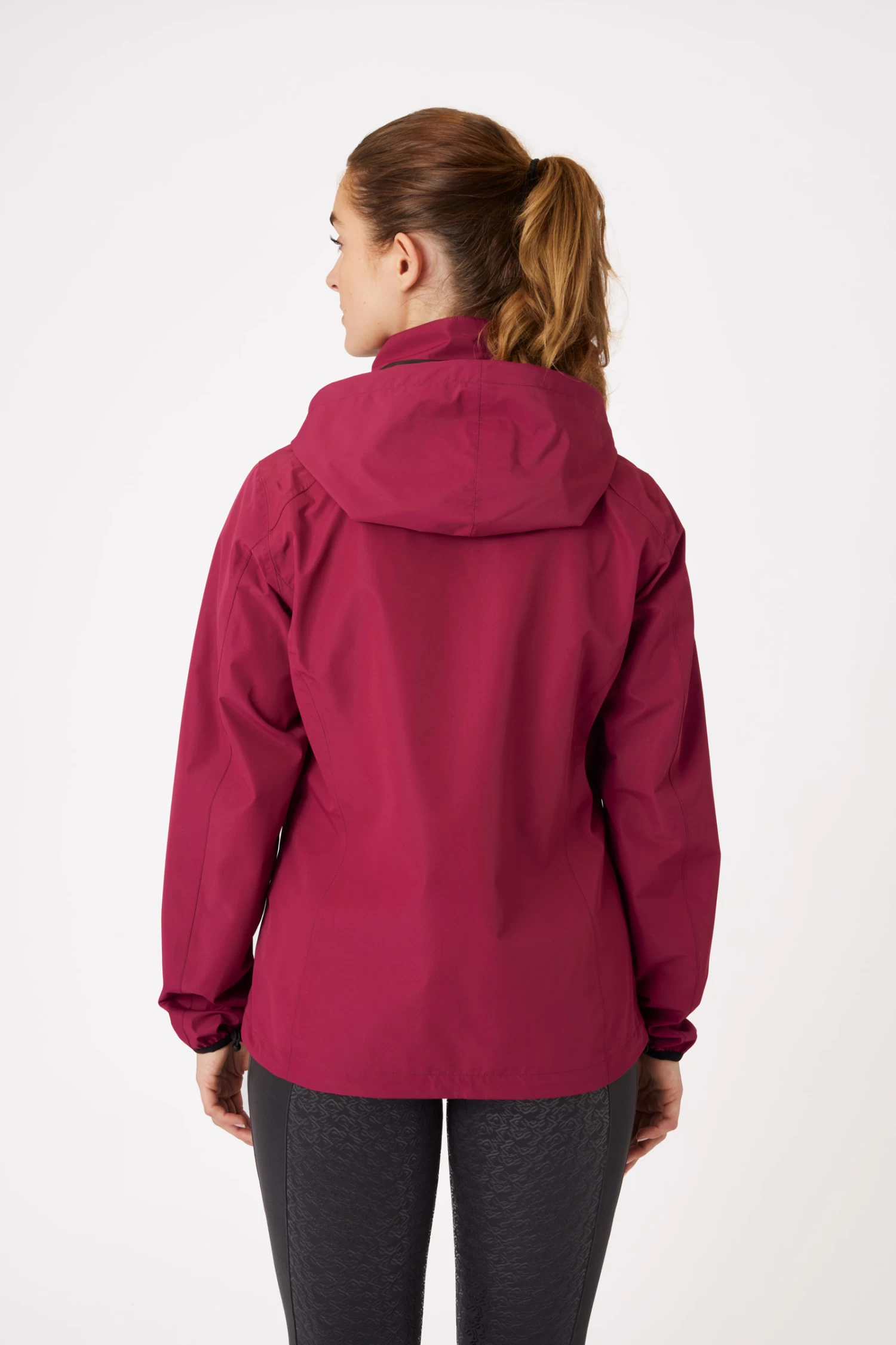 Horze Stella Women's Rain Riding Jacket 6 Horze Stella Women's Rain Riding Jacket - Image 4