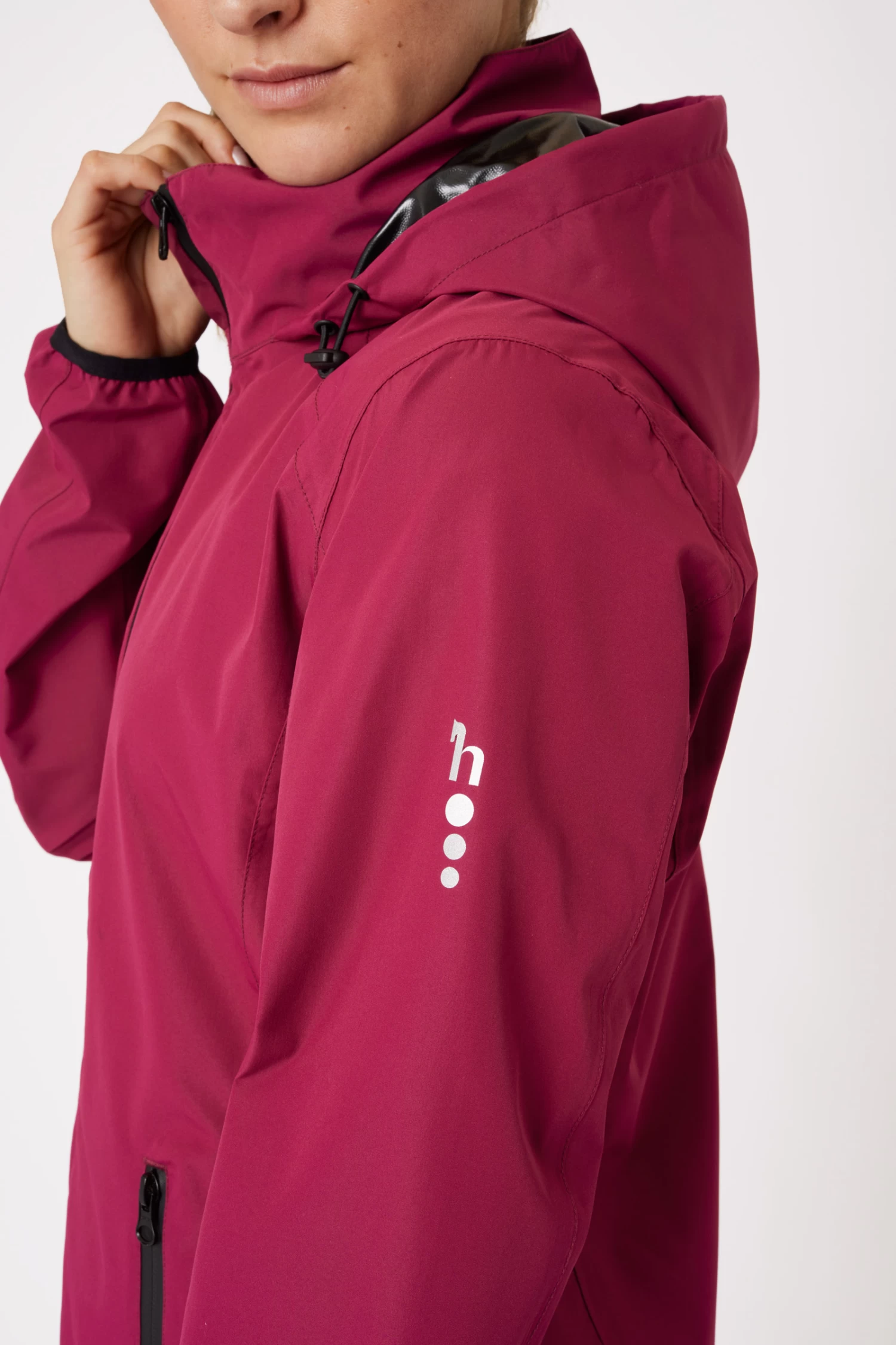 Horze Stella Women's Rain Riding Jacket 7 Horze Stella Women's Rain Riding Jacket - Image 5