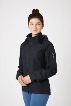 Horze Stella Women's Rain Riding Jacket 32 Horze Stella Women's Rain Riding Jacket -Sports - Equestrian Riding Shop 33655 590 02