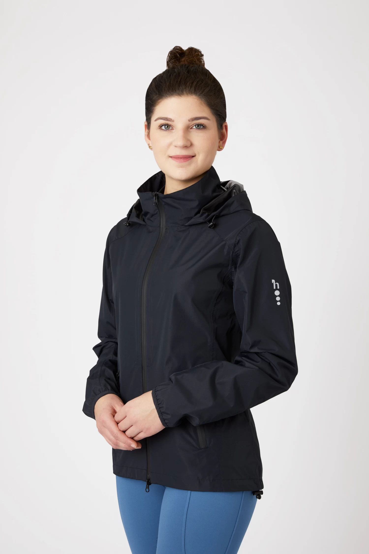 Horze Stella Women's Rain Riding Jacket 13 Horze Stella Women's Rain Riding Jacket - Image 11