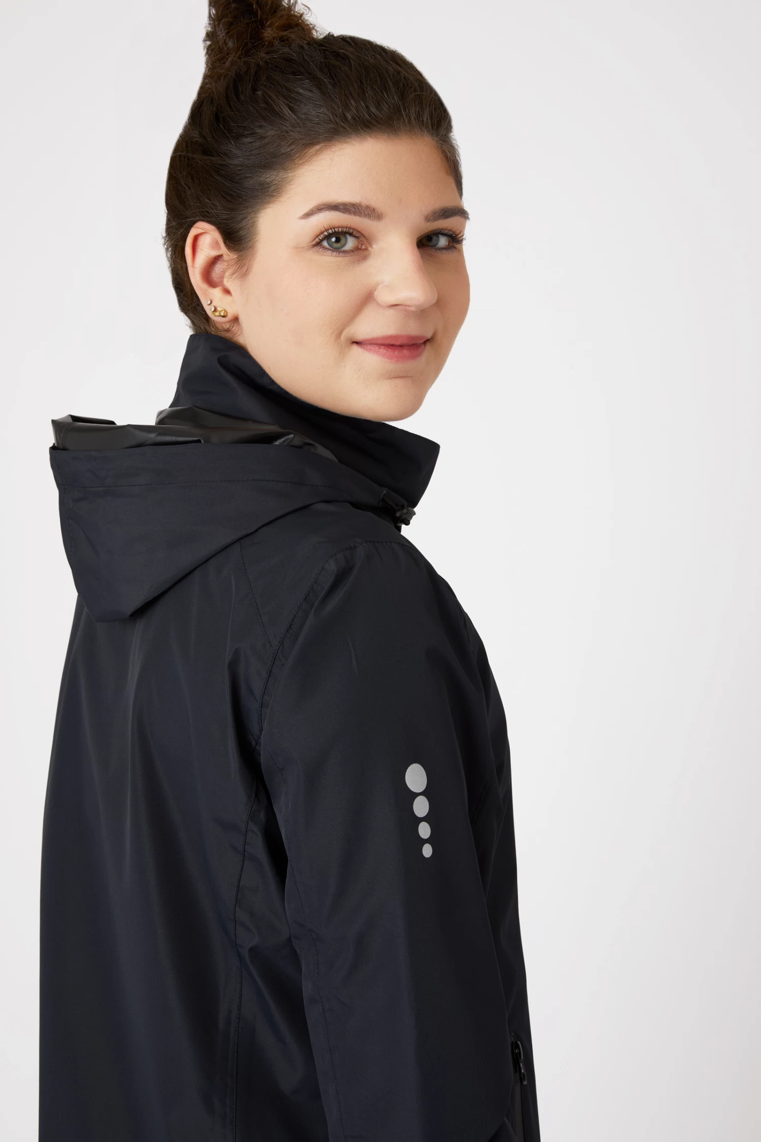 Horze Stella Women's Rain Riding Jacket 17 Horze Stella Women's Rain Riding Jacket - Image 15