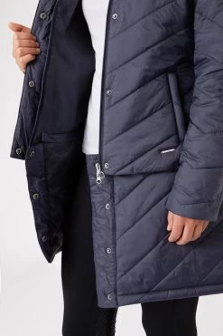 Horze Aurora Padded Parka Riding Riding Jacket With Removable Skirt -Sports - Equestrian Riding Shop 33663 590 06