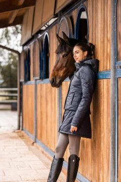 Horze Aurora Padded Parka Riding Riding Jacket With Removable Skirt -Sports - Equestrian Riding Shop 33663 590 08