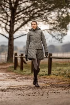 Horze Aurora Padded Parka Riding Riding Jacket With Removable Skirt -Sports - Equestrian Riding Shop 33663 630 08