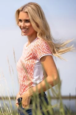 Pikeur Vilja Ladies' Functional Shirt -Sports - Equestrian Riding Shop 336735 WH PAPI 2