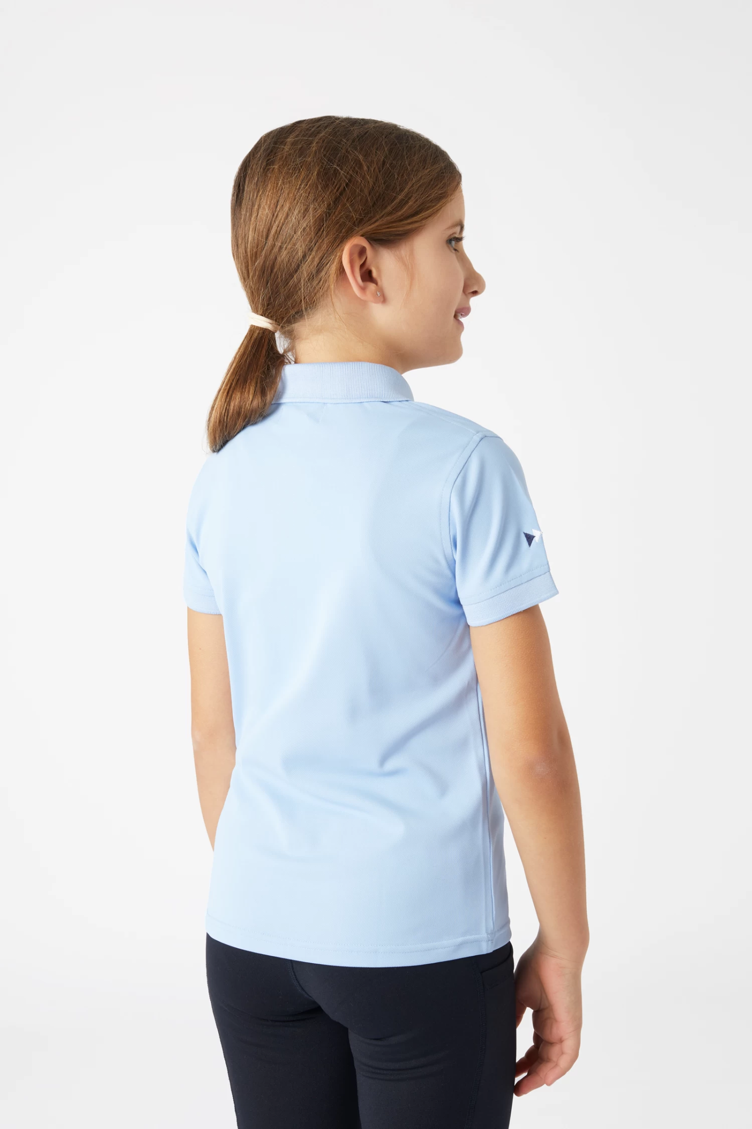 Horze Awee Kids' Functional Poloshirt 6 Horze Awee Kids' Functional Poloshirt - Image 4