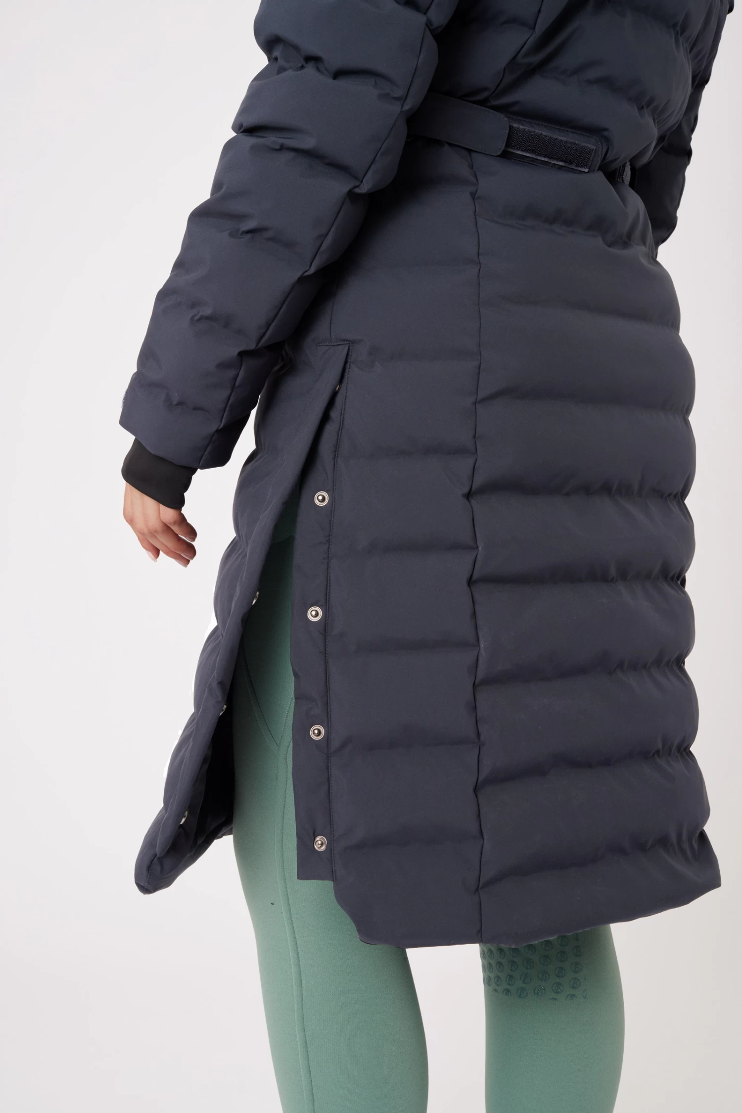 B Vertigo Celeste Women's Waterproof Parka Riding Jacket 8 B Vertigo Celeste Women's Waterproof Parka Riding Jacket - Image 6