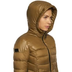 Cavalleria Toscana Women's Nylon Puffer With Hood 10 Cavalleria Toscana Women's Nylon Puffer With Hood -Sports - Equestrian Riding Shop 336842 SLBR 4