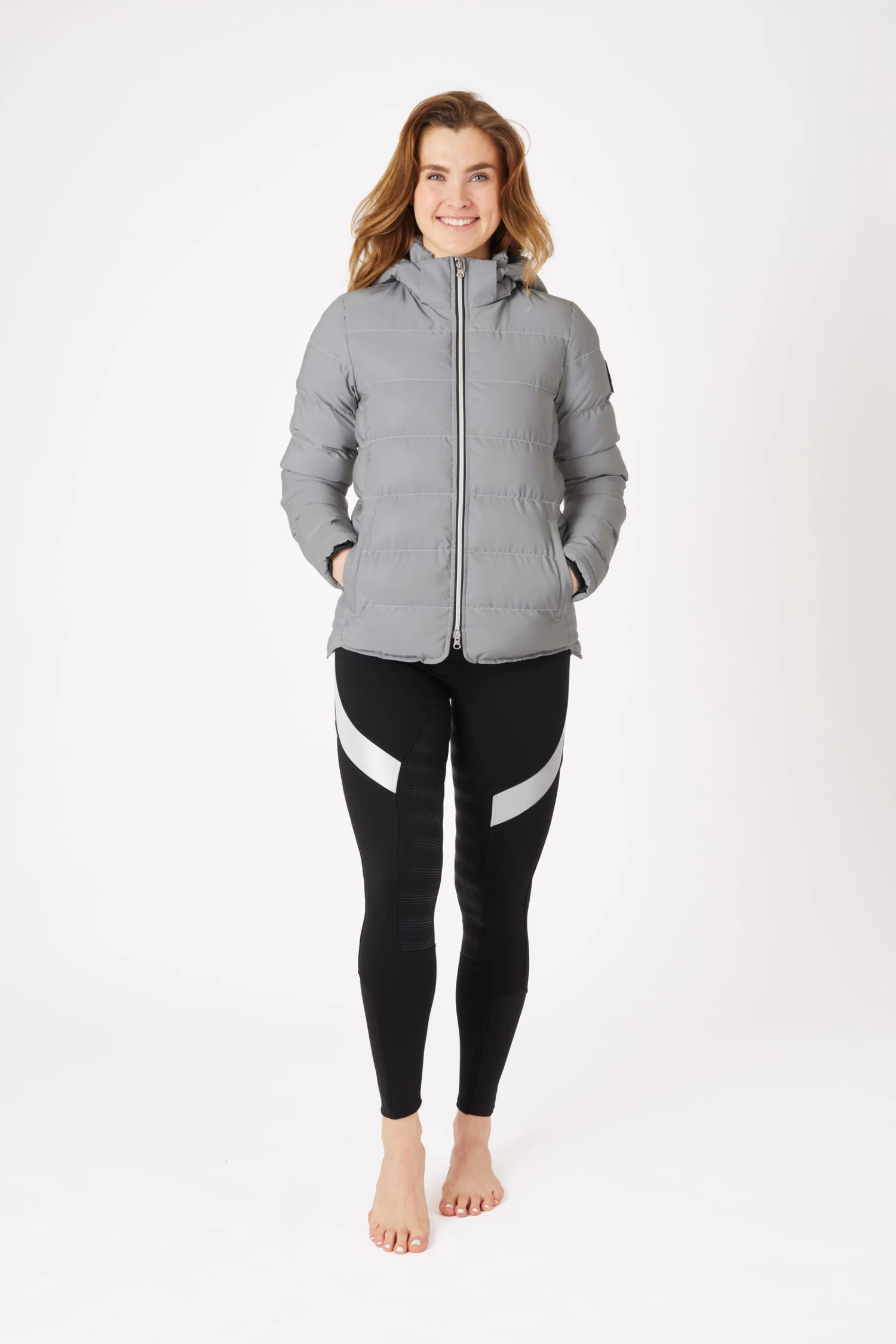 Horze Padded Reflective Women's Riding Jacket 5 Horze Padded Reflective Women's Riding Jacket - Image 3