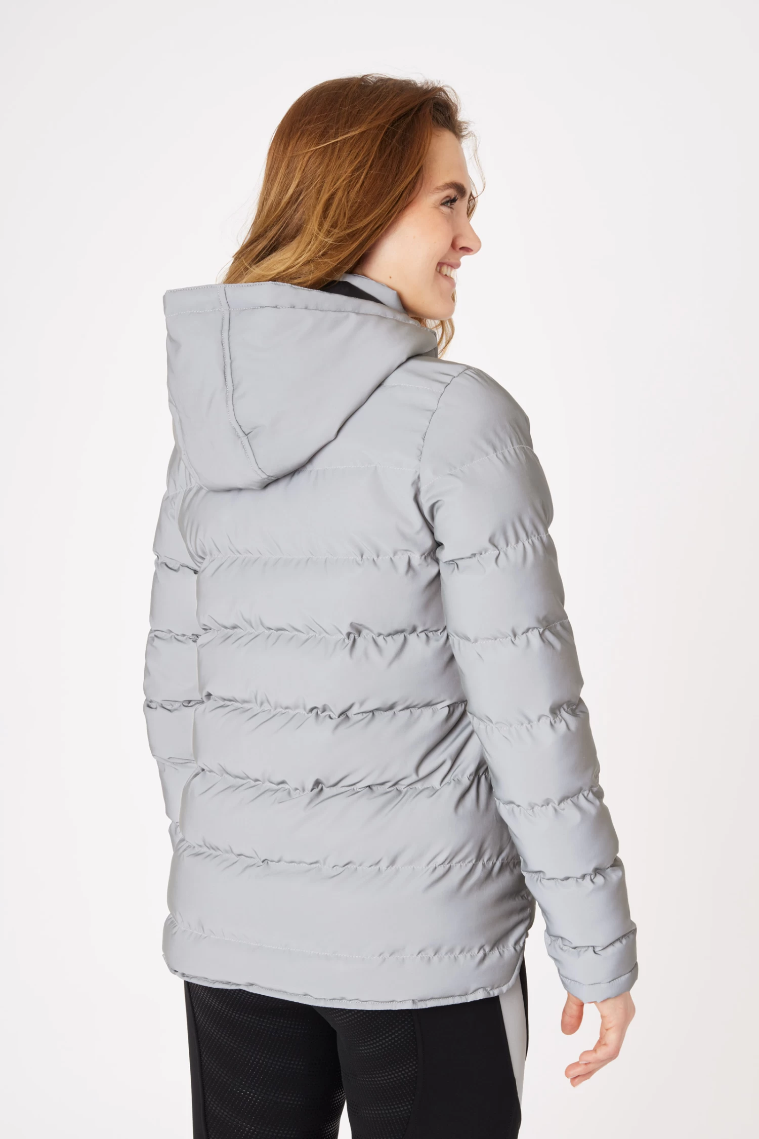 Horze Padded Reflective Women's Riding Jacket 6 Horze Padded Reflective Women's Riding Jacket - Image 4