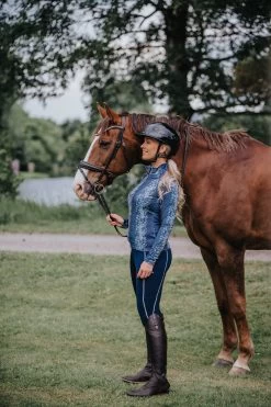 Mountain Horse Jade Kids' Full Grip Tech Riding Tights -Sports - Equestrian Riding Shop 336909 DB 3