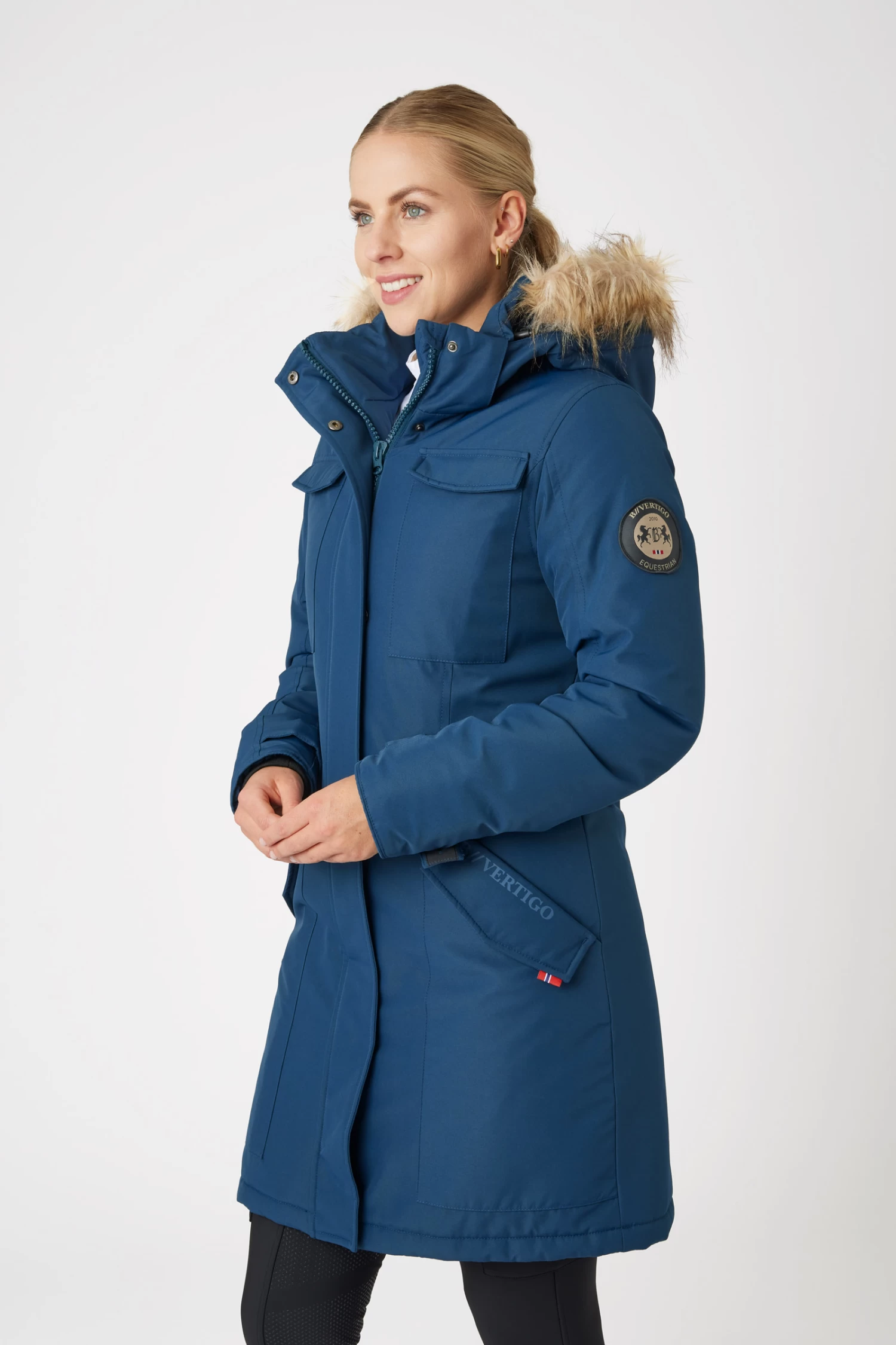 B Vertigo Gwen Women's Parka Riding Jacket 4 B Vertigo Gwen Women's Parka Riding Jacket - Image 2