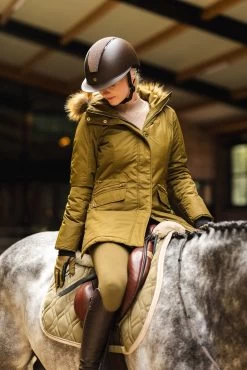 Horze Mikaela Women's Parka Riding Jacket -Sports - Equestrian Riding Shop 33699 676 09