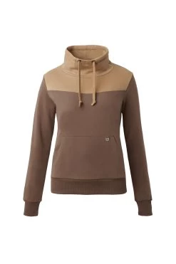 Horze Jade Women's Sweatshirt With High Collar -Sports - Equestrian Riding Shop 33709 FRBR CMBR 1