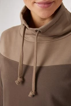 Horze Jade Women's Sweatshirt With High Collar -Sports - Equestrian Riding Shop 33709 FRBR CMBR 5