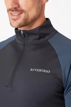B Vertigo Edmund Men's Training Shirt With Zipper -Sports - Equestrian Riding Shop 33711 vdb odb 05