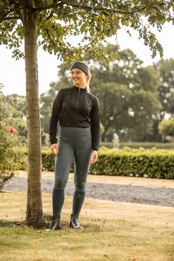 Horze Katya Women's Training Shirt With Fleece Lining -Sports - Equestrian Riding Shop 33712 BL 7