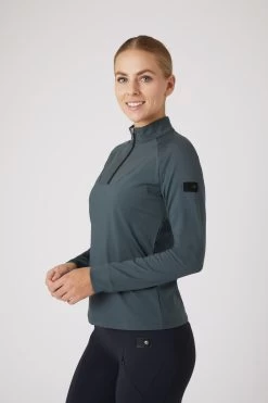 Horze Katya Women's Training Shirt With Fleece Lining -Sports - Equestrian Riding Shop 33712 UDGR 2